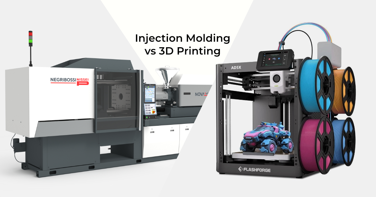 Spritzguss vs. 3D-Druck: Welches Verfahren ist das richtige für Ihr Projekt?