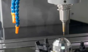 Precision finishing of injection mold parts with CNC milling machine